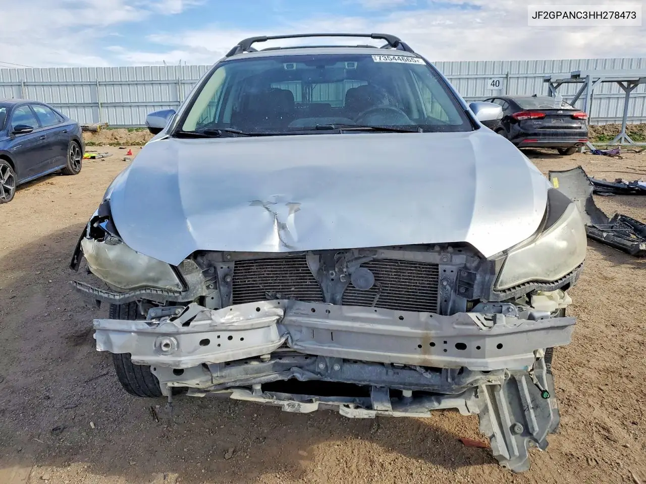 2017 SUBARU XV VIN JF2GPANC3HH278473 — фото 5