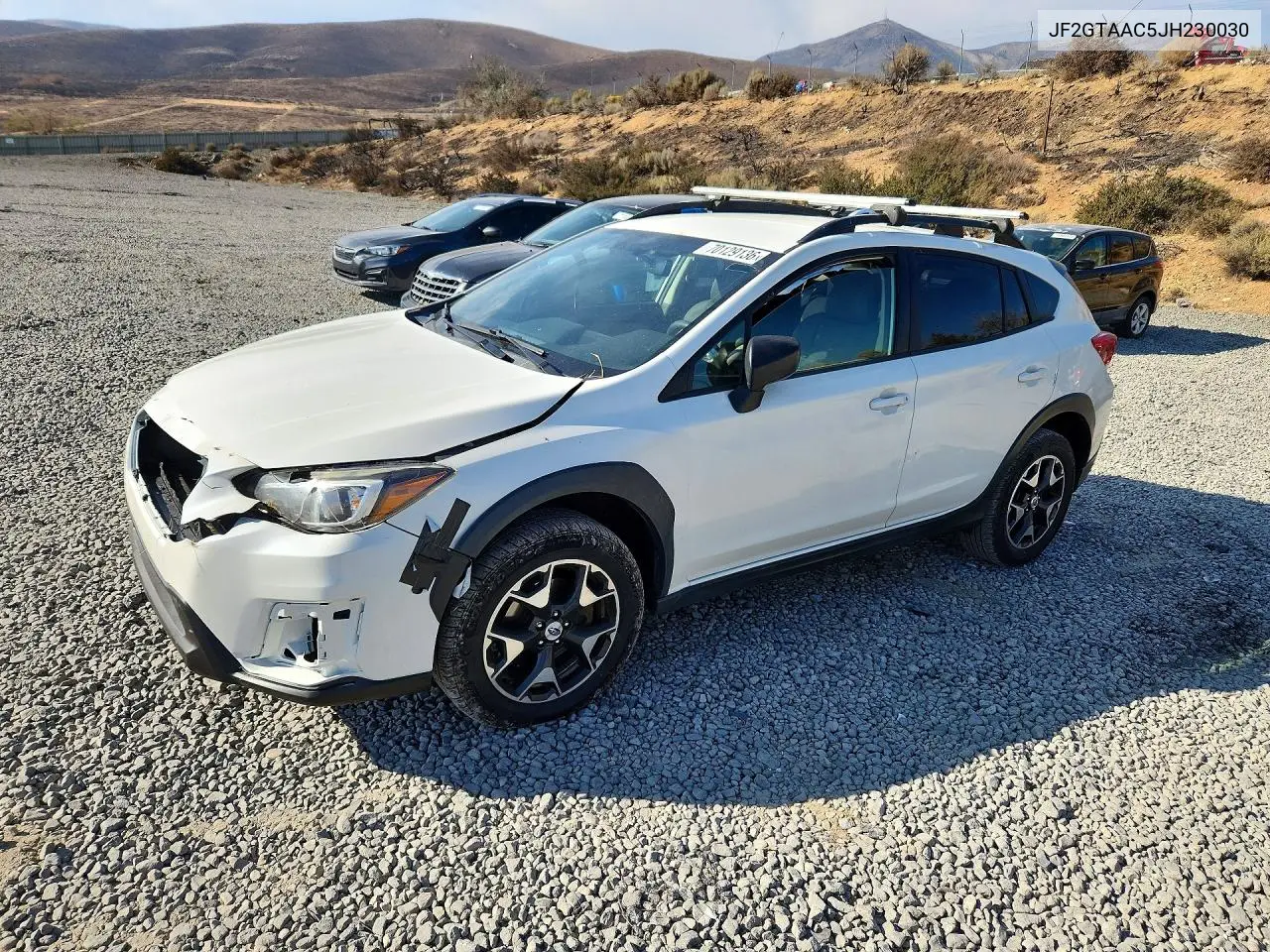 SUBARU XV 2018, VIN JF2GTAAC5JH230030