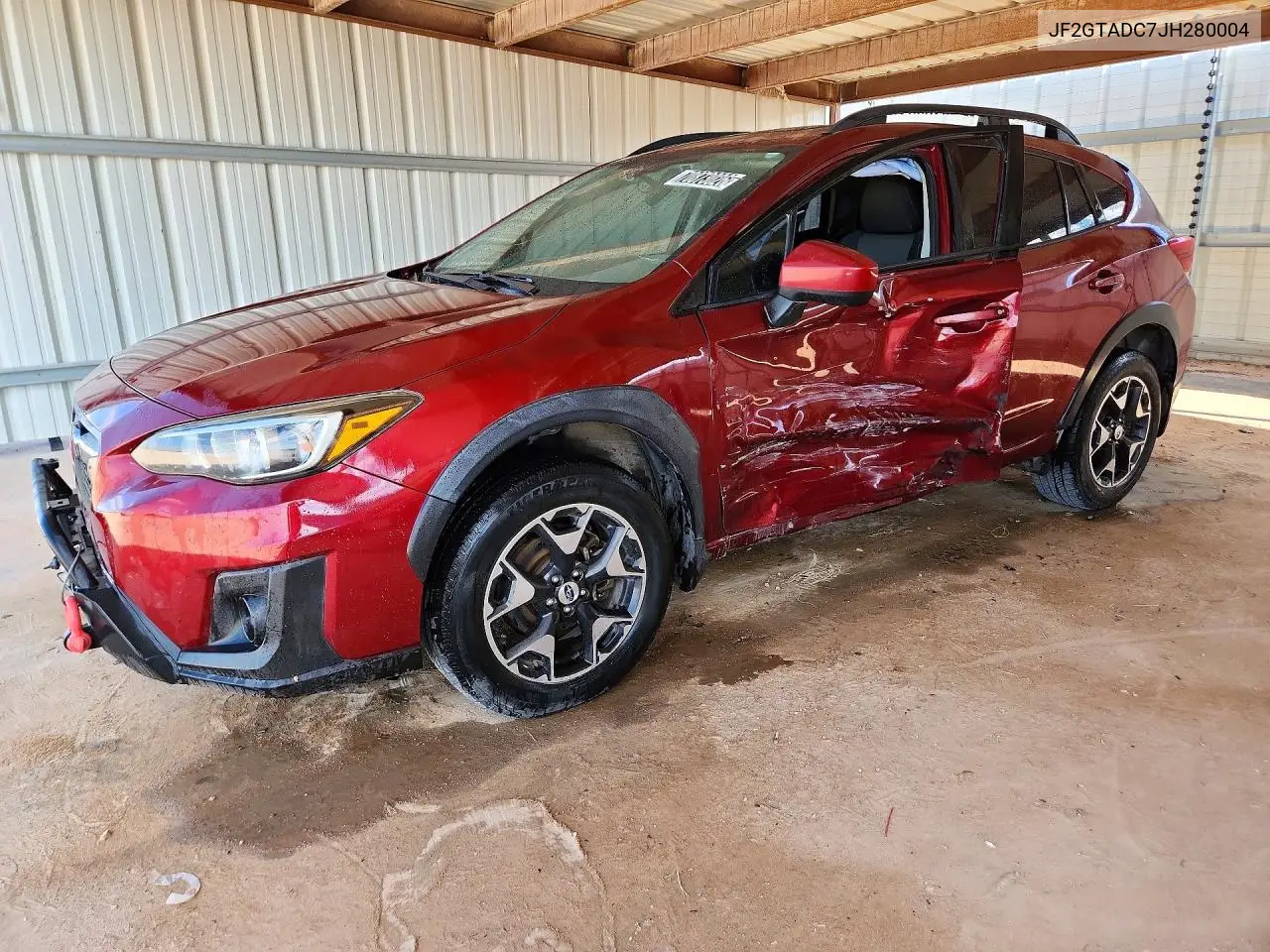 SUBARU XV 2018, VIN JF2GTADC7JH280004