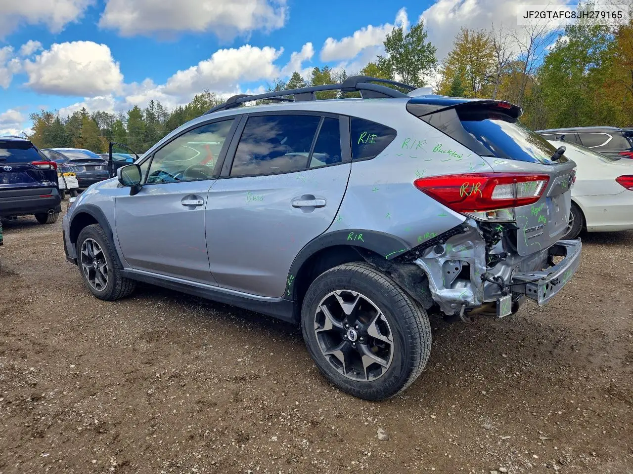 2018 SUBARU XV VIN JF2GTAFC8JH279165 — фото 2