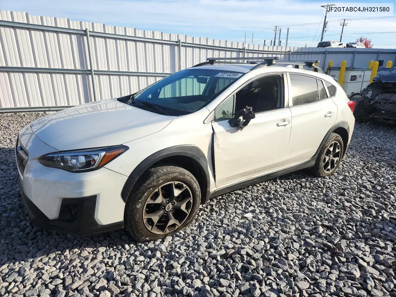 SUBARU XV 2018, VIN JF2GTABC4JH321580