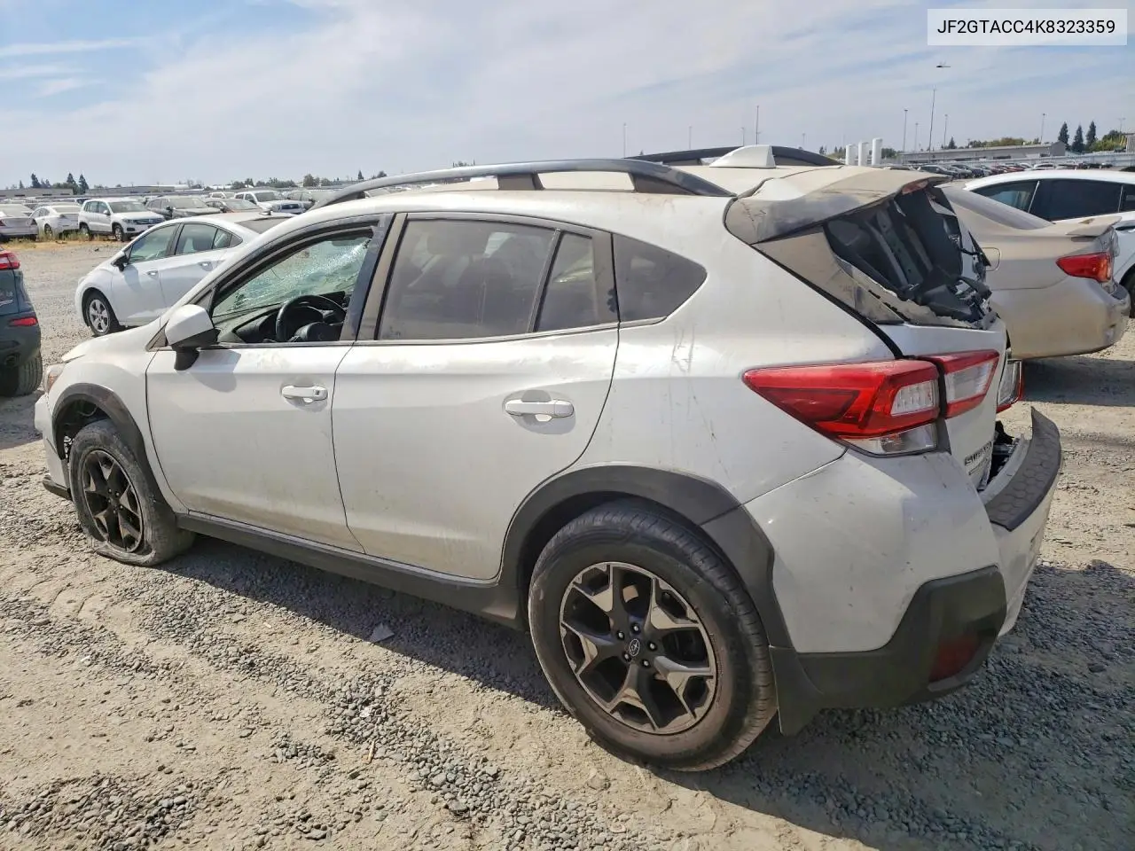 2019 SUBARU XV VIN JF2GTACC4K8323359 — фото 2