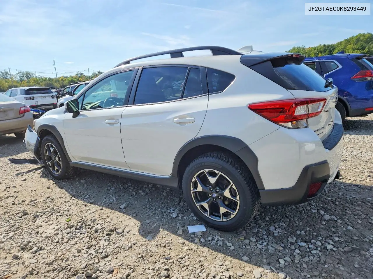 2019 SUBARU XV VIN JF2GTAEC0K8293449 — фото 2