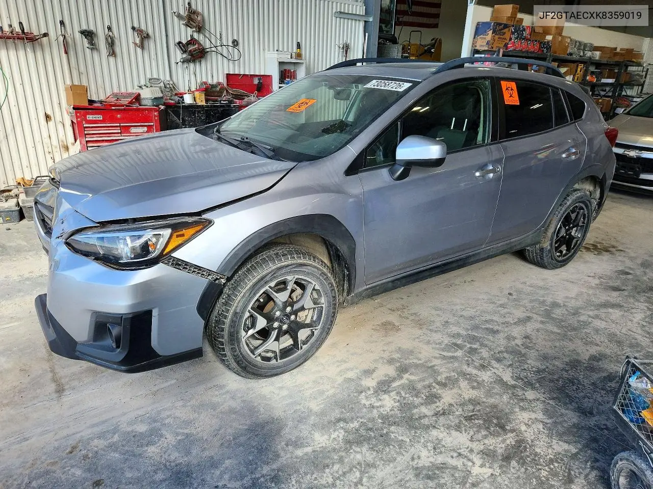 SUBARU XV 2019, VIN JF2GTAECXK8359019