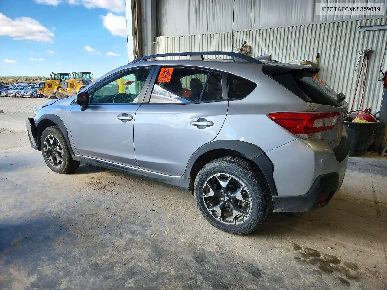 2019 SUBARU XV VIN JF2GTAECXK8359019 — фото 2