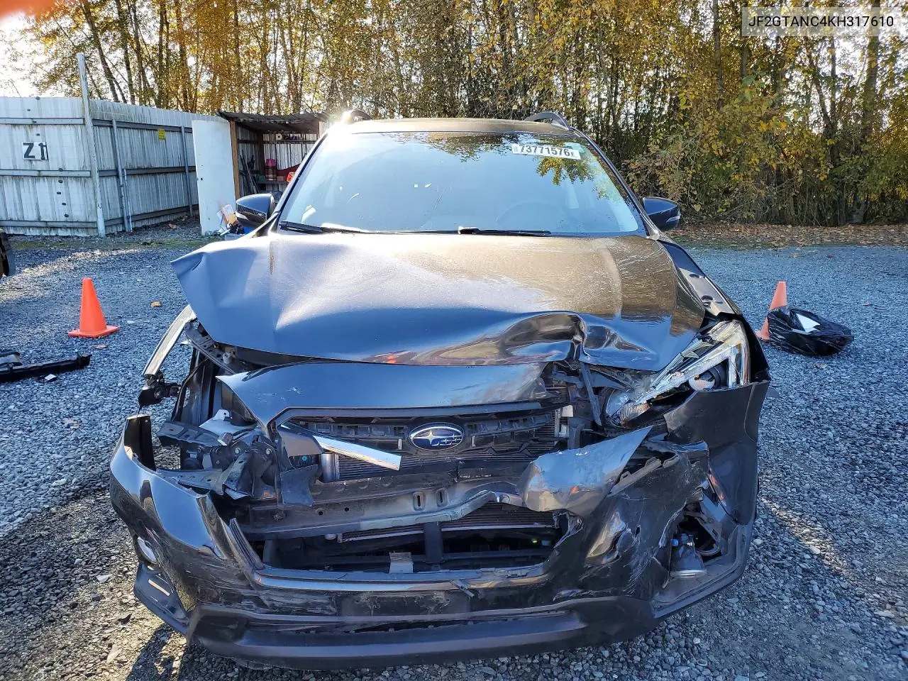 2019 SUBARU XV VIN JF2GTANC4KH317610 — фото 5