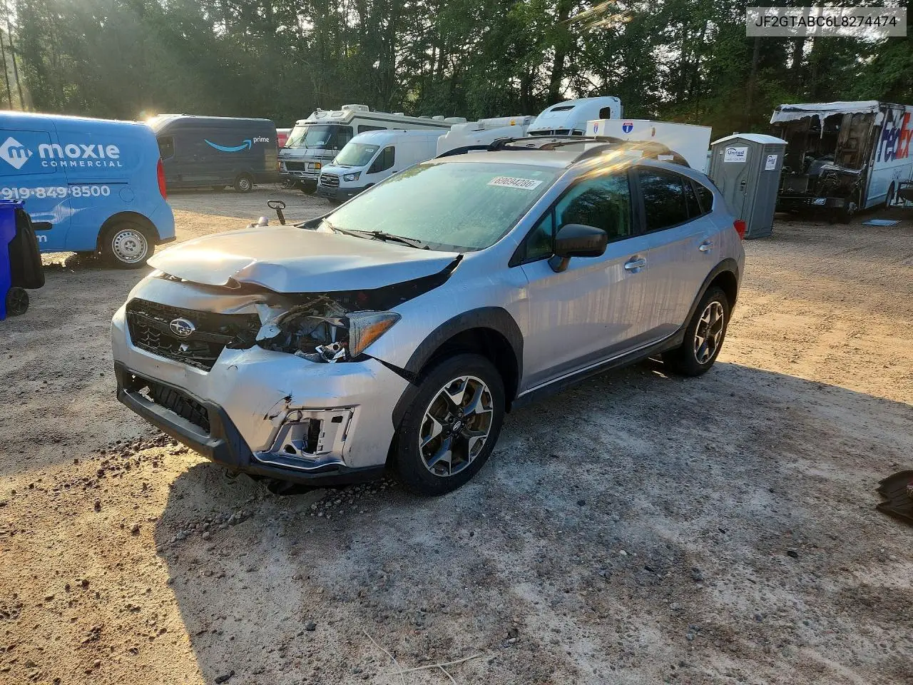 SUBARU XV 2020, VIN JF2GTABC6L8274474
