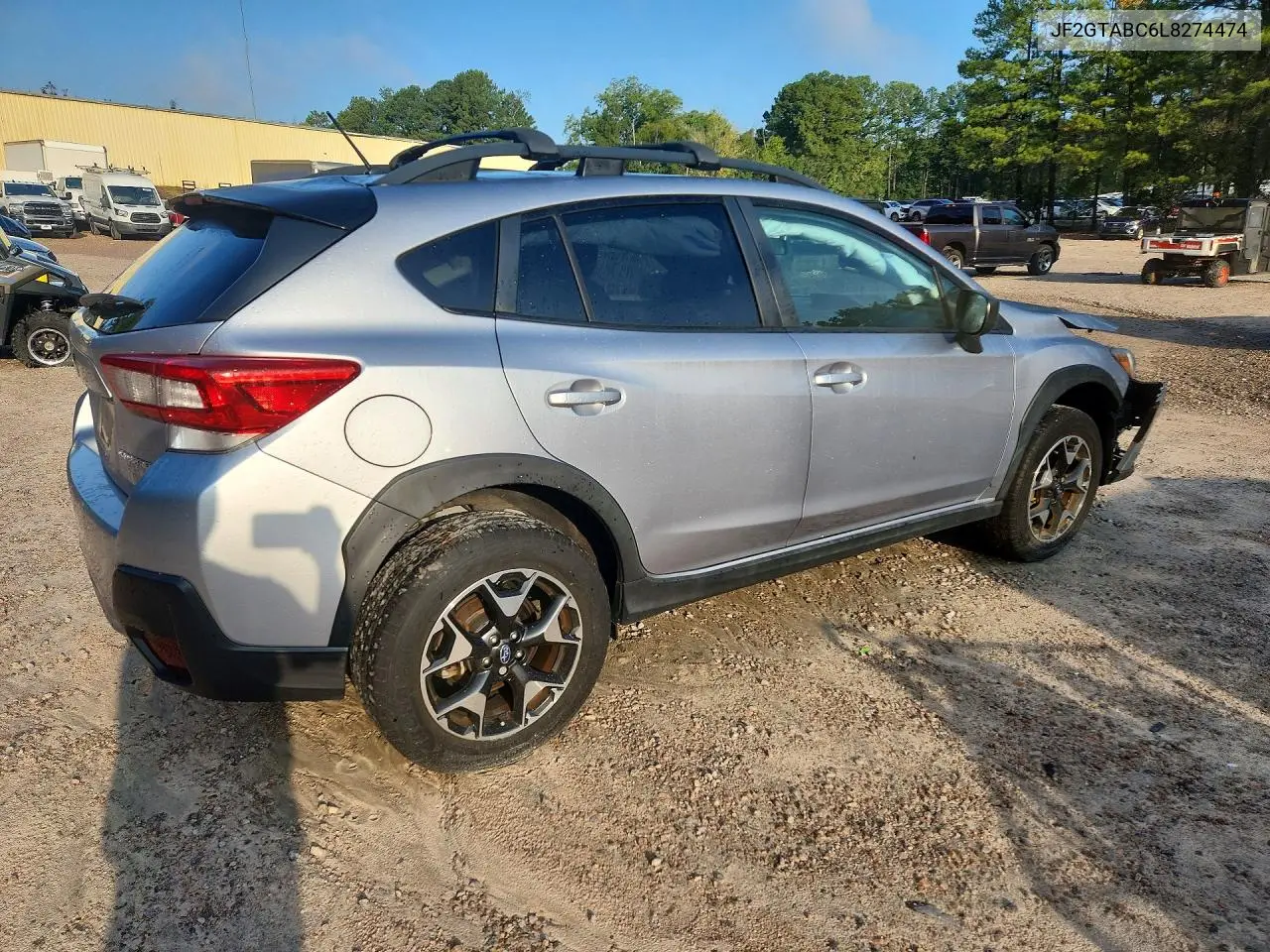 2020 SUBARU XV VIN JF2GTABC6L8274474 — фото 3