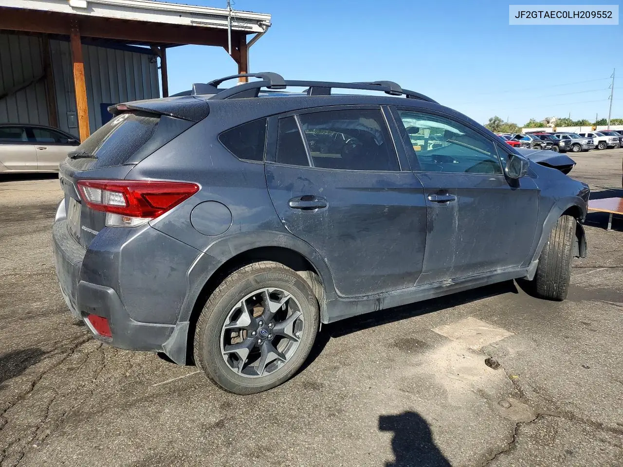 2020 SUBARU XV VIN JF2GTAEC0LH209552 — фото 3