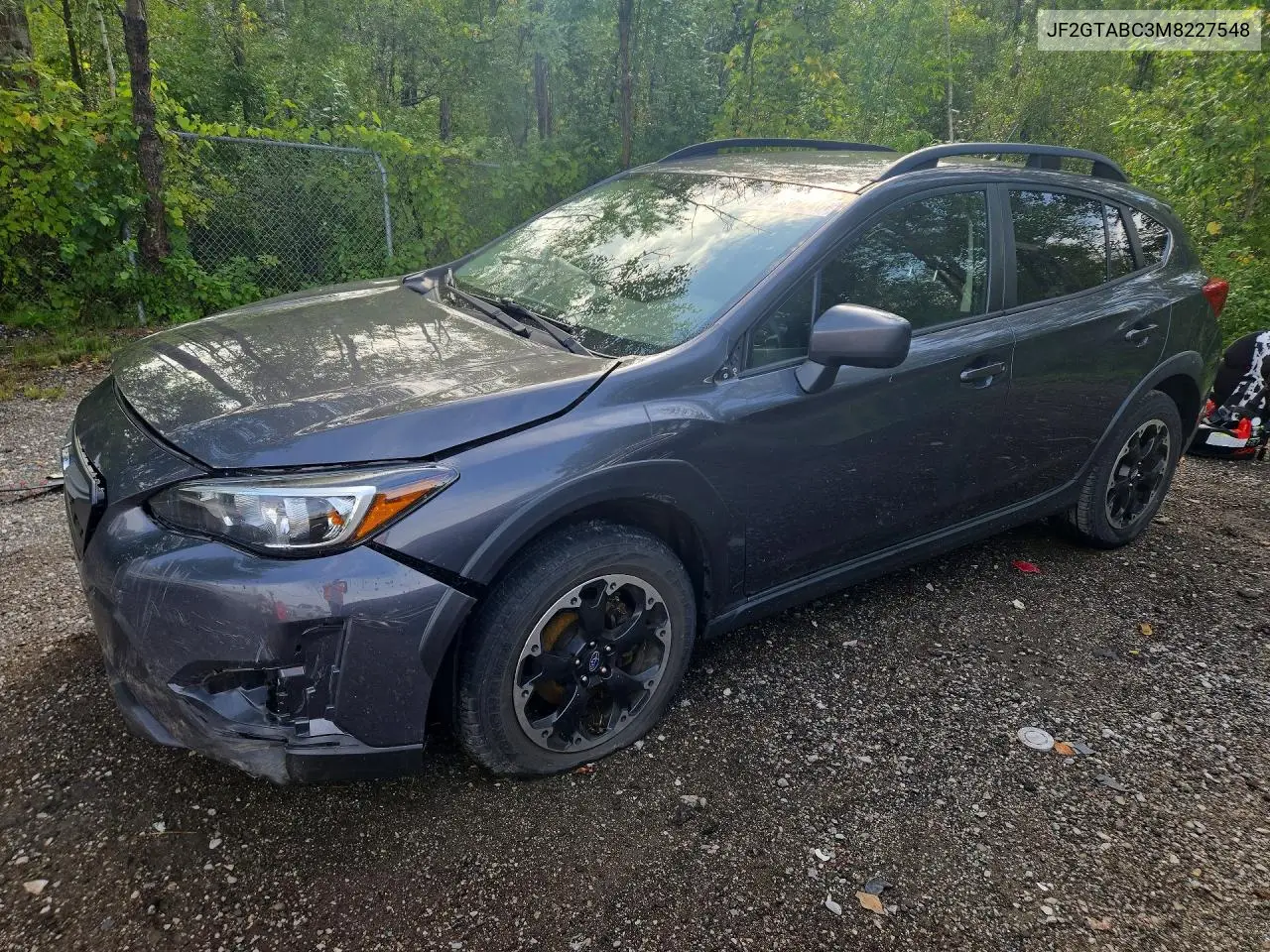SUBARU XV 2021, VIN JF2GTABC3M8227548