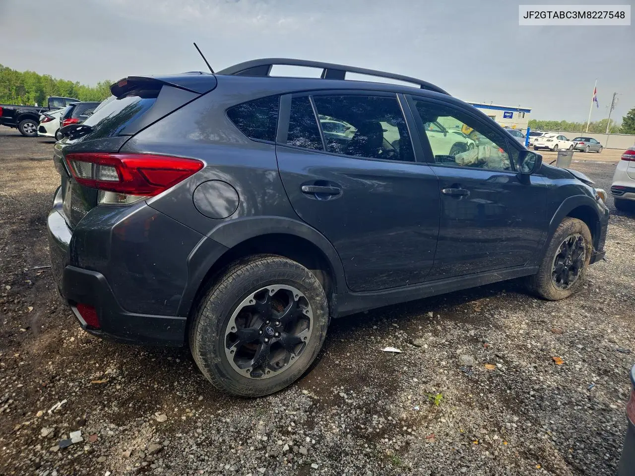 2021 SUBARU XV VIN JF2GTABC3M8227548 — фото 3