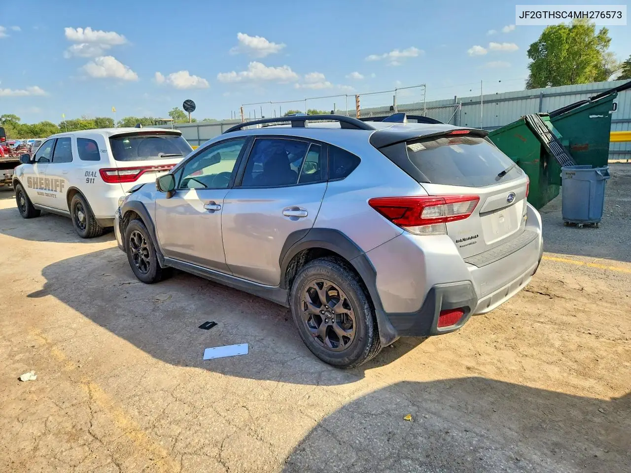 2021 SUBARU XV VIN JF2GTHSC4MH276573 — фото 2