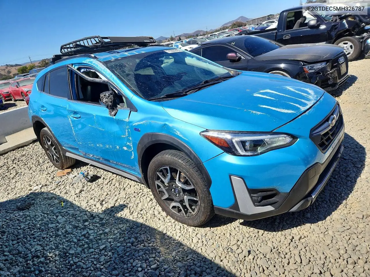 2021 SUBARU XV VIN JF2GTDEC5MH326787 — фото 4