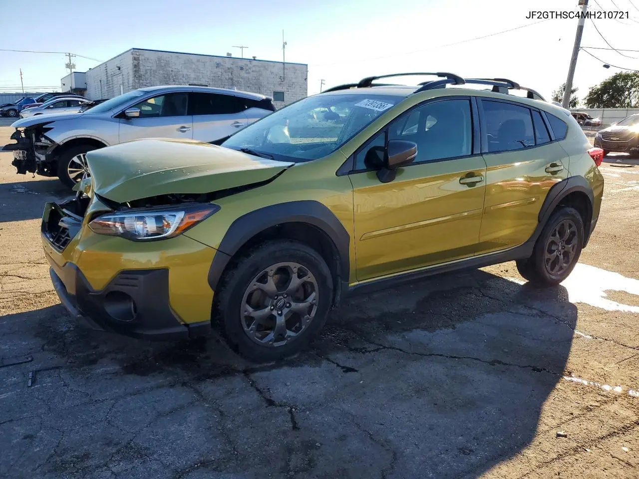 SUBARU XV 2021, VIN JF2GTHSC4MH210721