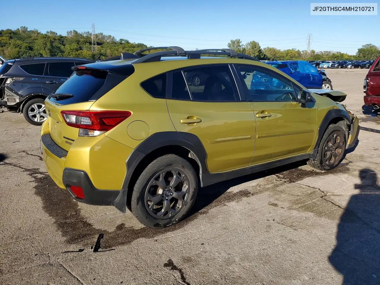 2021 SUBARU XV VIN JF2GTHSC4MH210721 — фото 3