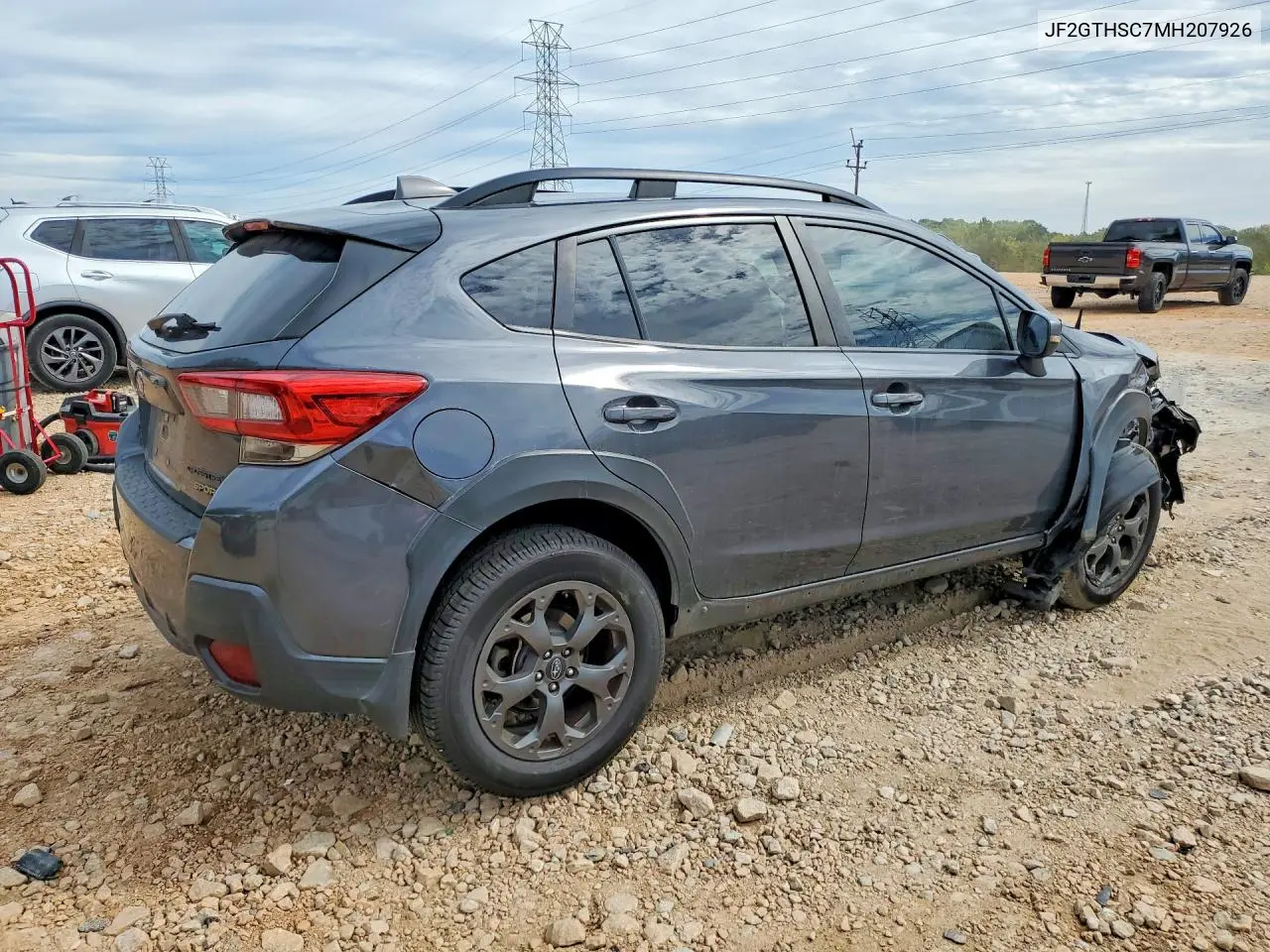 2021 SUBARU XV VIN JF2GTHSC7MH207926 — фото 3
