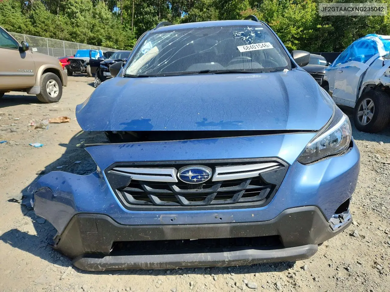 2022 SUBARU XV VIN JF2GTAACXNG235042 — фото 5