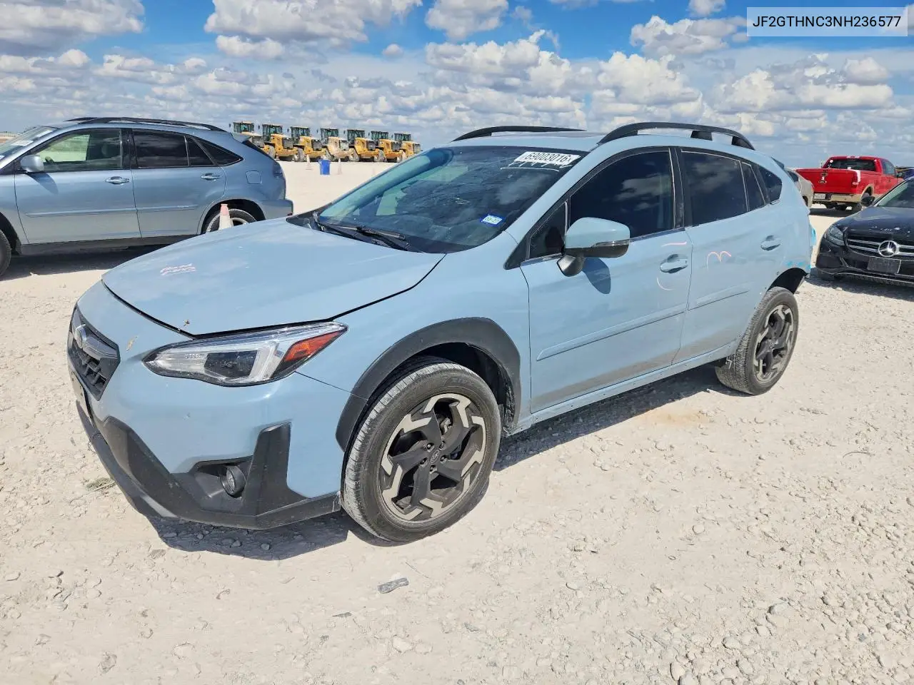 SUBARU XV 2022, VIN JF2GTHNC3NH236577