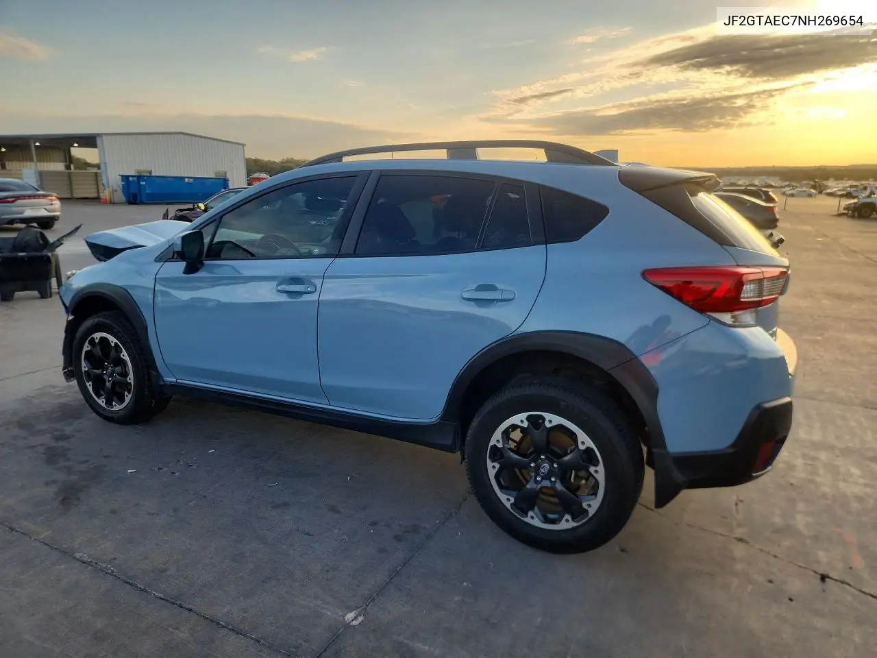 2022 SUBARU XV VIN JF2GTAEC7NH269654 — фото 2