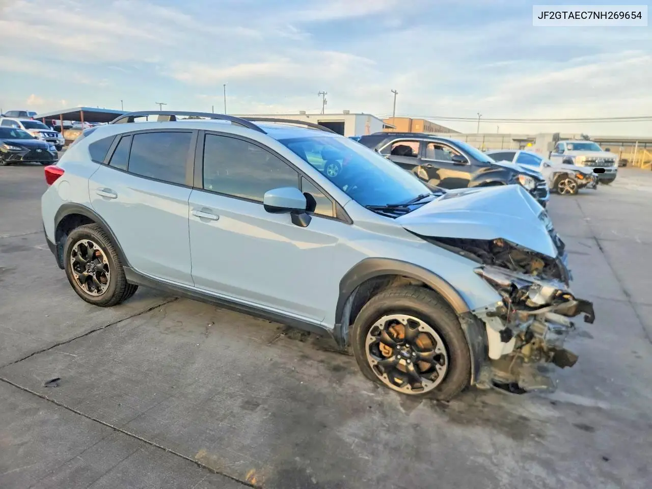 2022 SUBARU XV VIN JF2GTAEC7NH269654 — фото 4