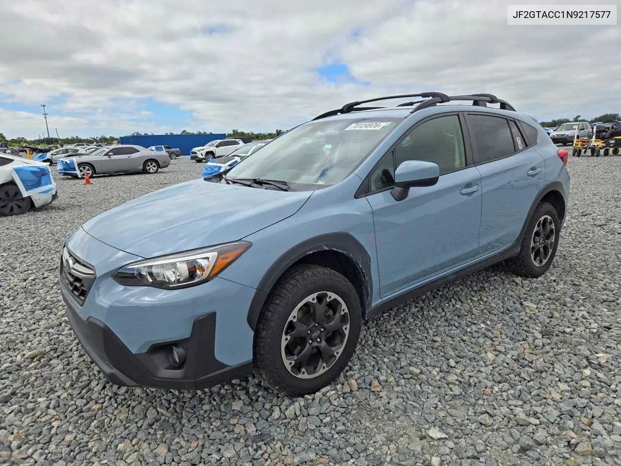 SUBARU XV 2022, VIN JF2GTACC1N9217577