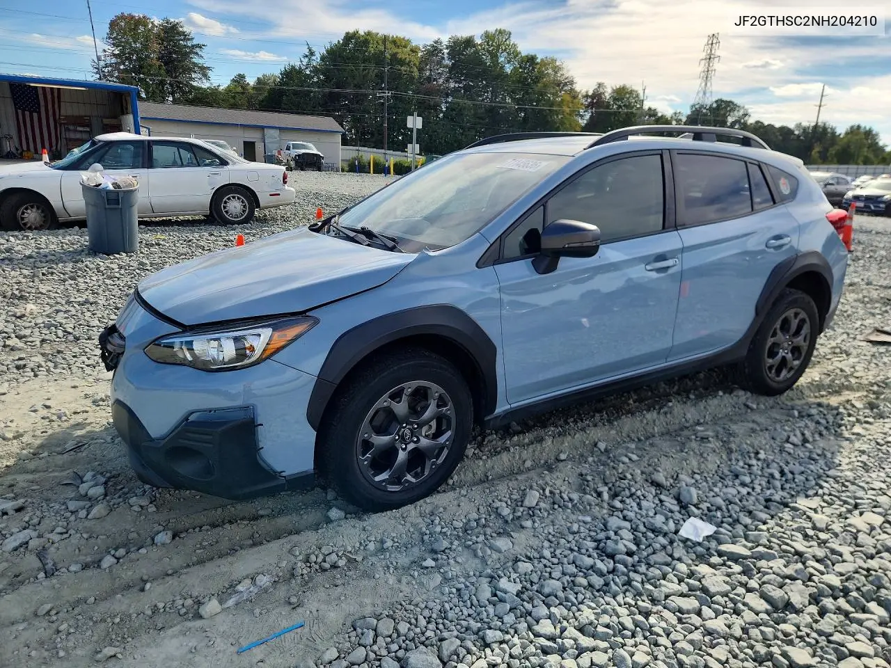 SUBARU XV 2022, VIN JF2GTHSC2NH204210