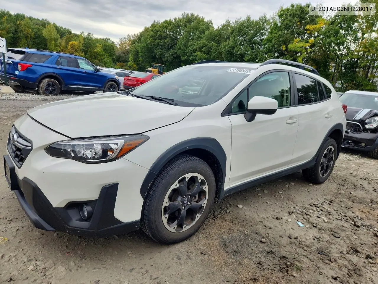 SUBARU XV 2022, VIN JF2GTAEC3NH228017