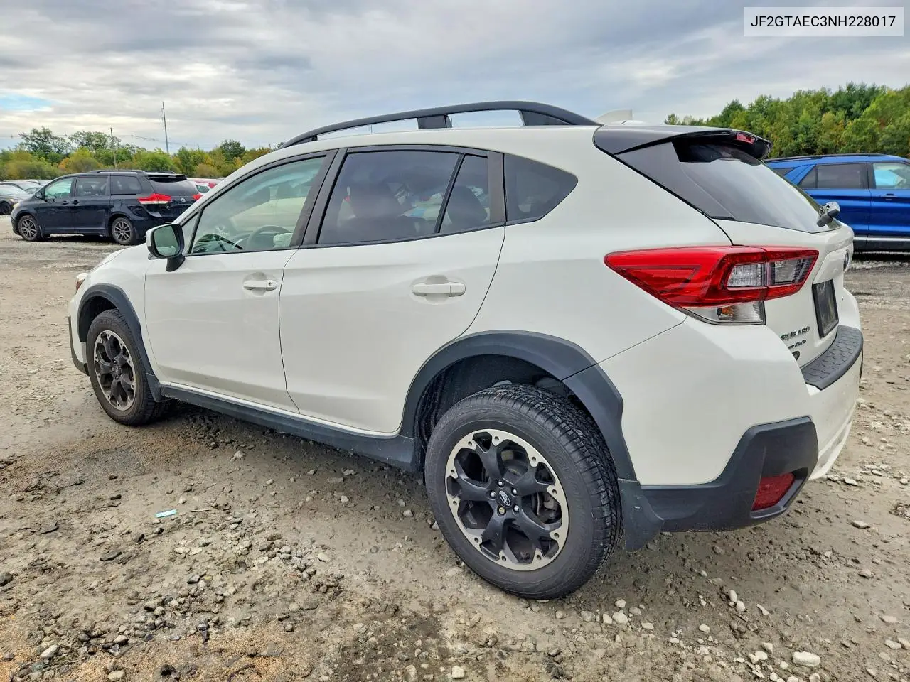 2022 SUBARU XV VIN JF2GTAEC3NH228017 — фото 2