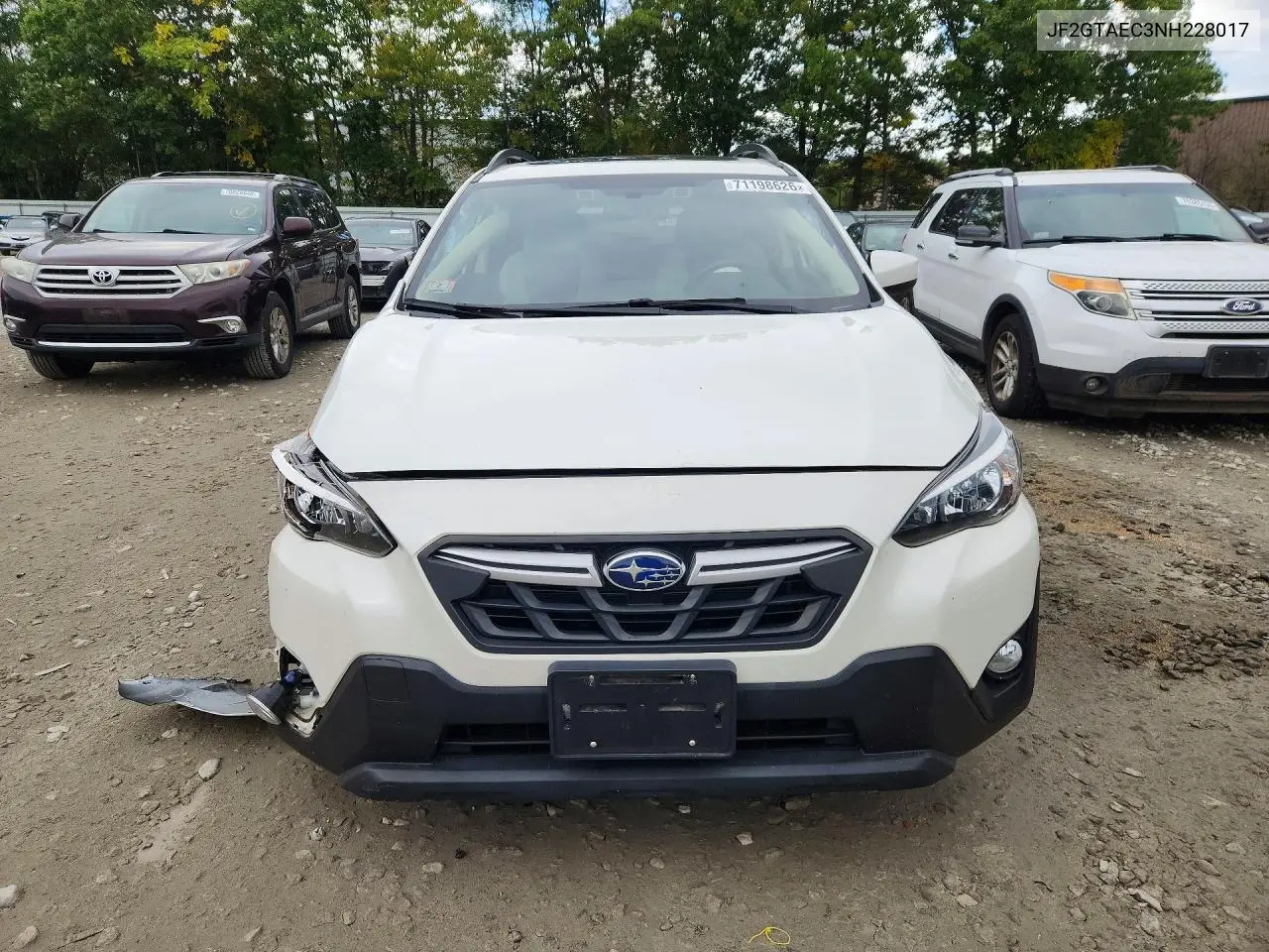 2022 SUBARU XV VIN JF2GTAEC3NH228017 — фото 5