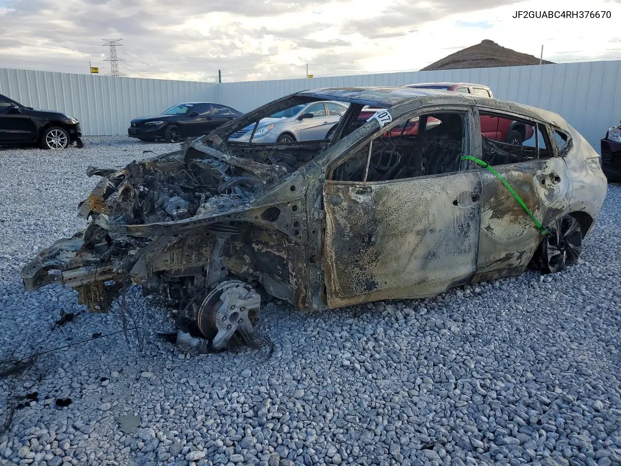 SUBARU XV 2024, VIN JF2GUABC4RH376670