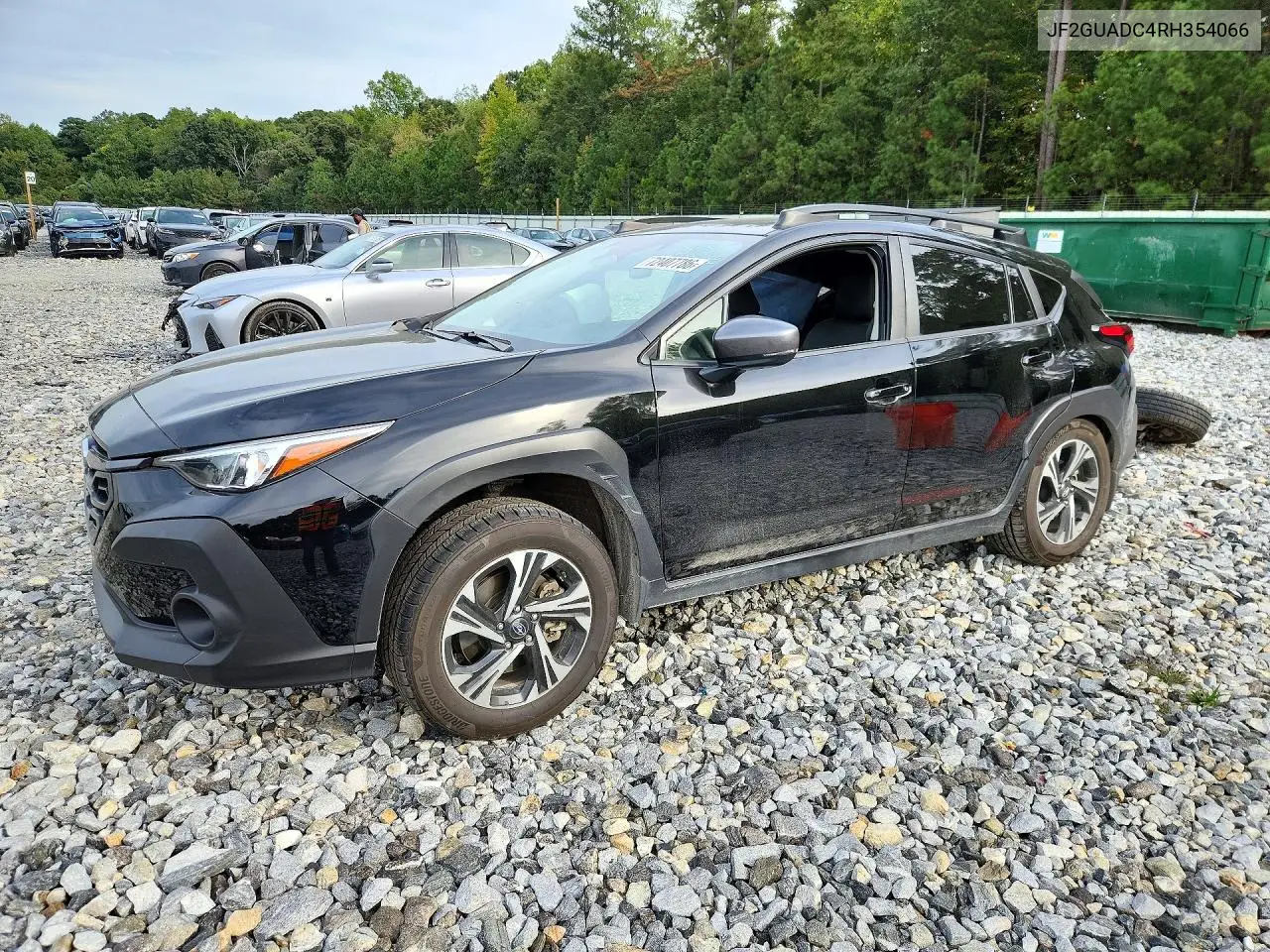 SUBARU XV 2024, VIN JF2GUADC4RH354066