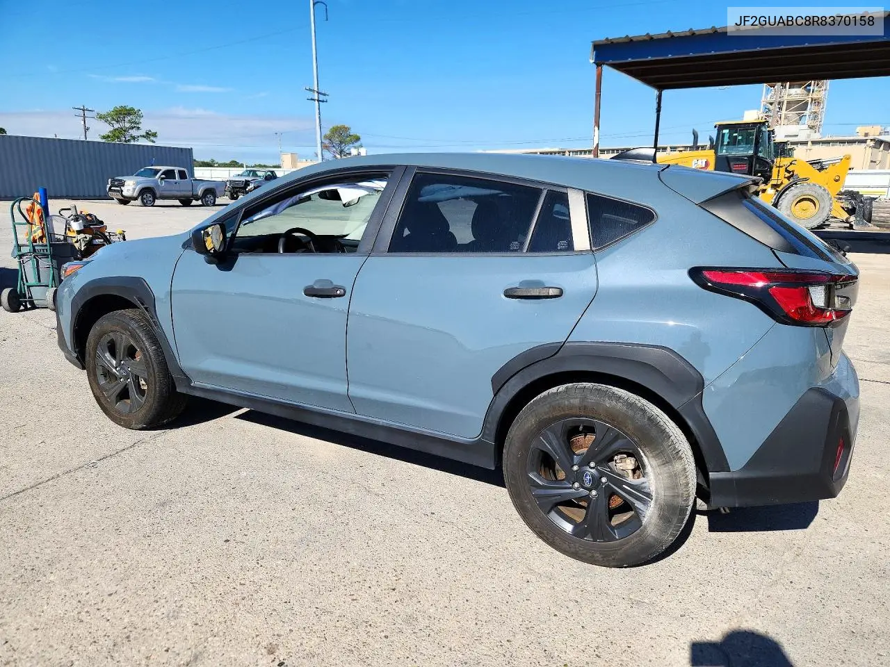 2024 SUBARU XV VIN JF2GUABC8R8370158 — фото 2