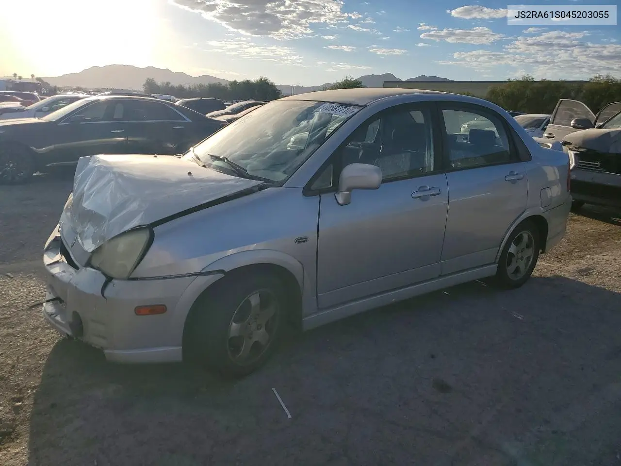SUZUKI AERIO 2004, VIN JS2RA61S045203055