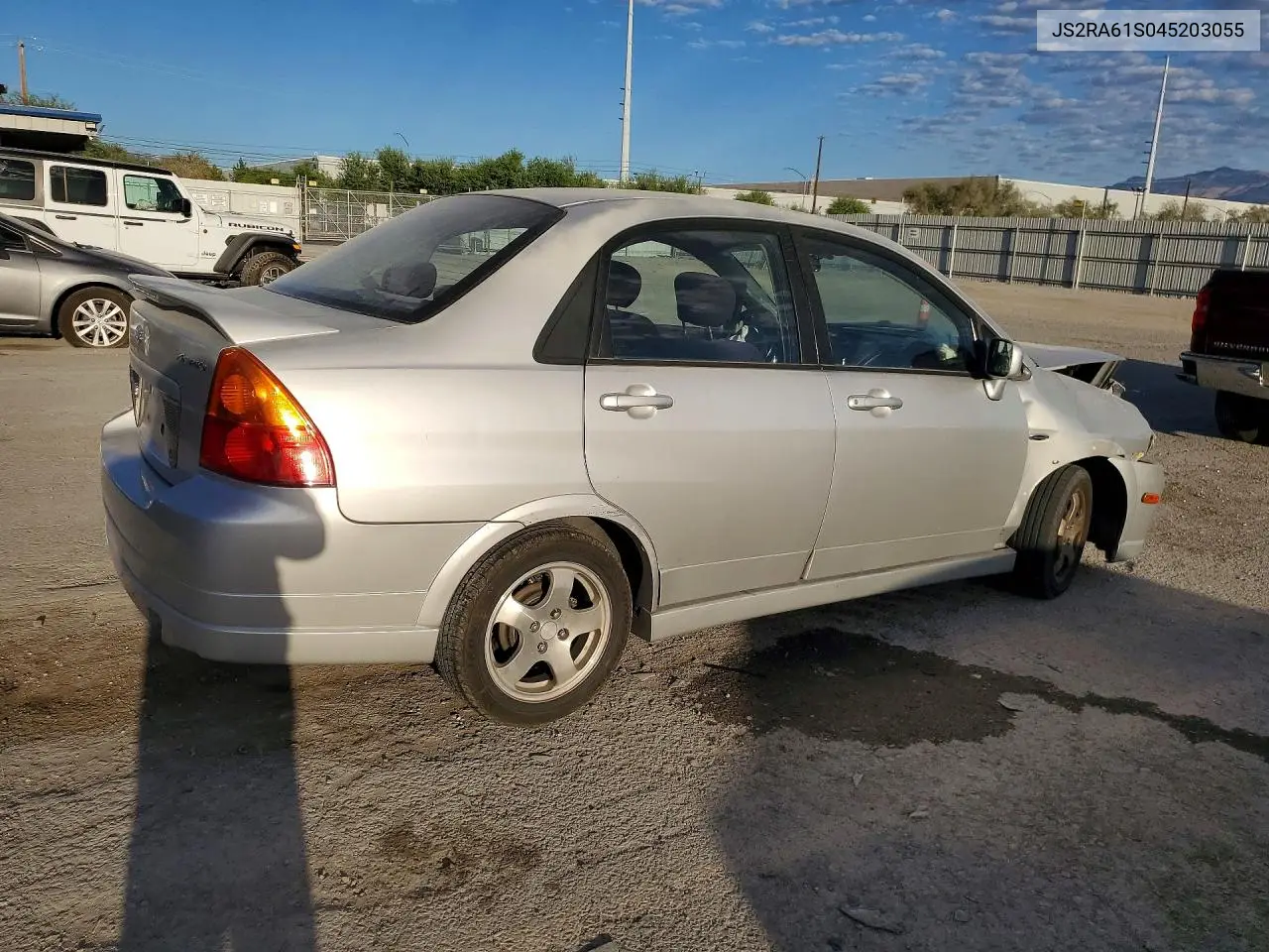 2004 SUZUKI AERIO VIN JS2RA61S045203055 — фото 3