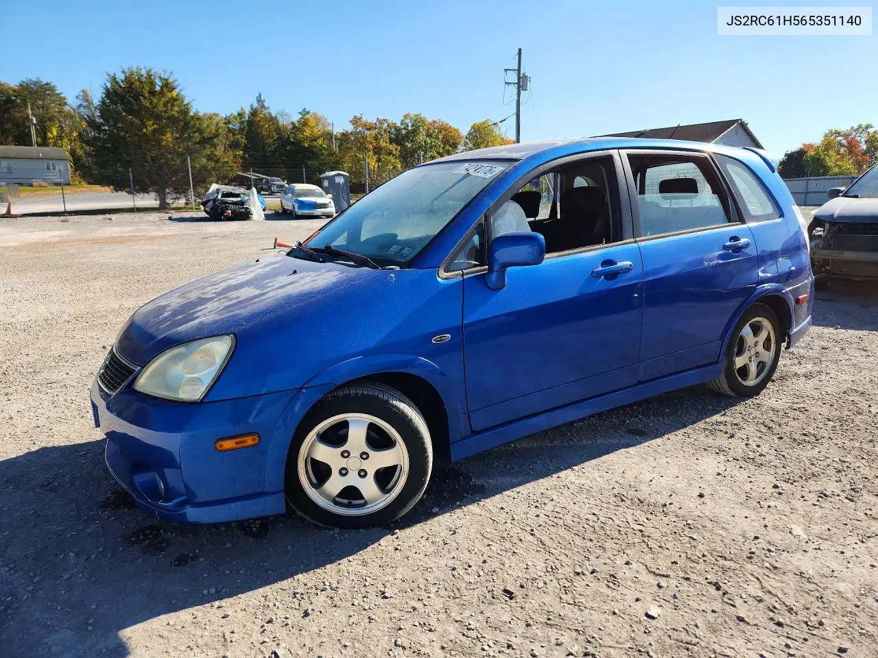 SUZUKI AERIO 2006, VIN JS2RC61H565351140