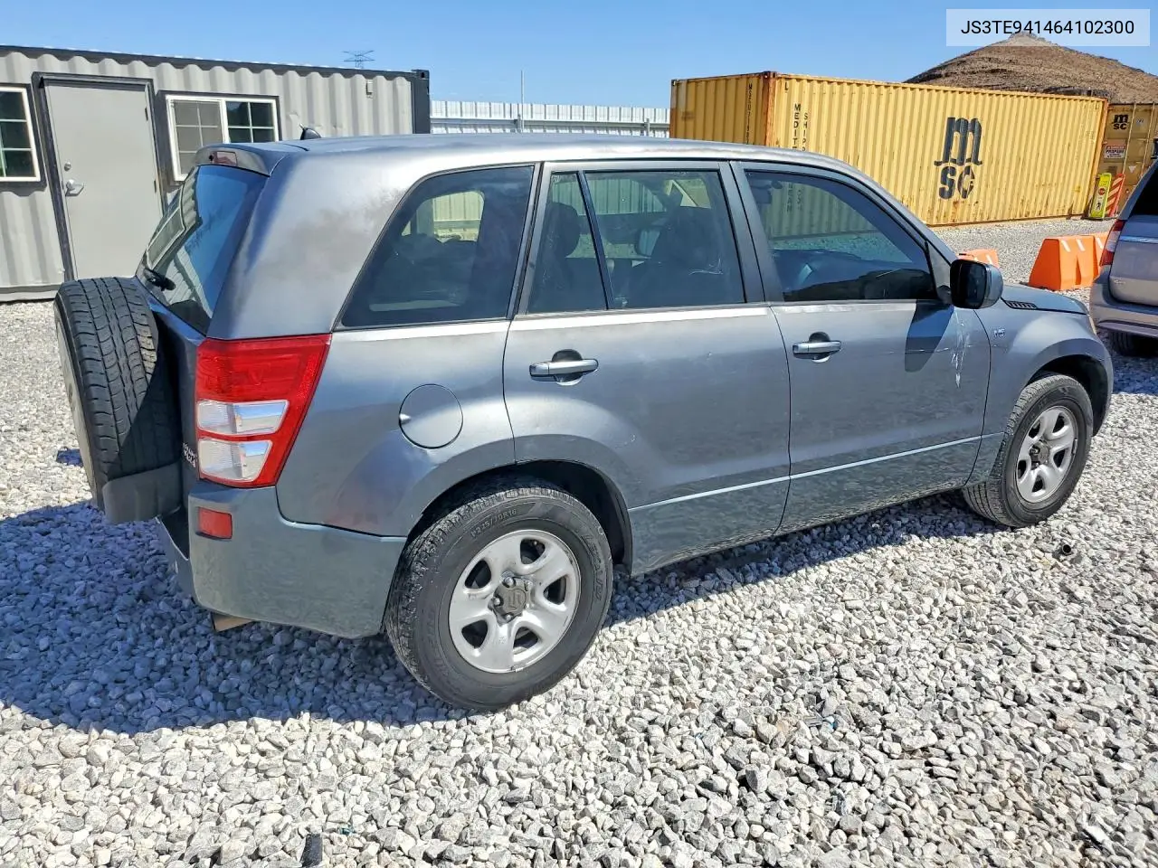 2006 SUZUKI GRAND VITARA VIN JS3TE941464102300 — фото 3