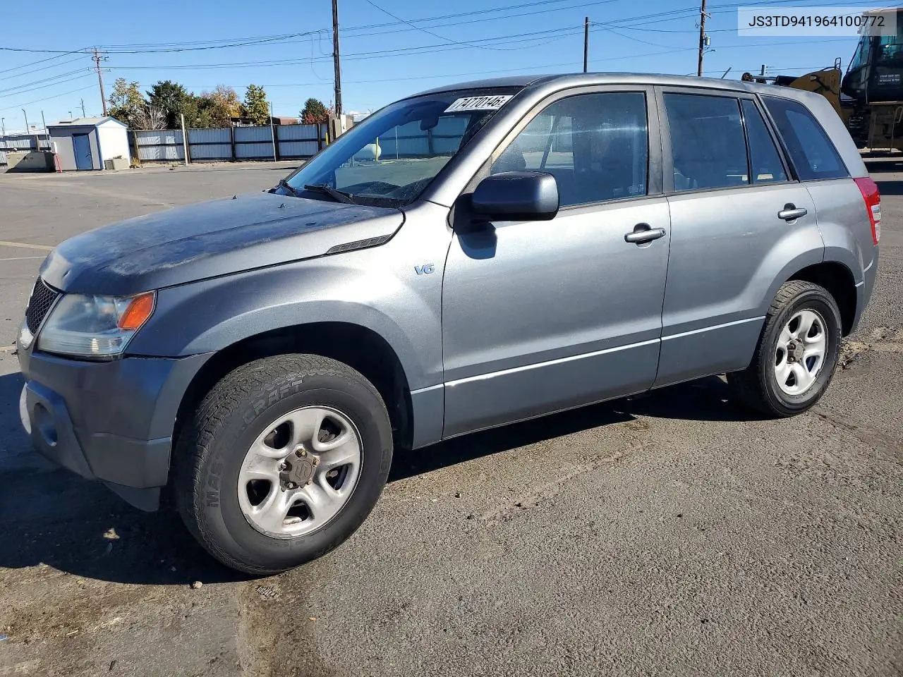 SUZUKI GRAND VITARA 2006, VIN JS3TD941964100772