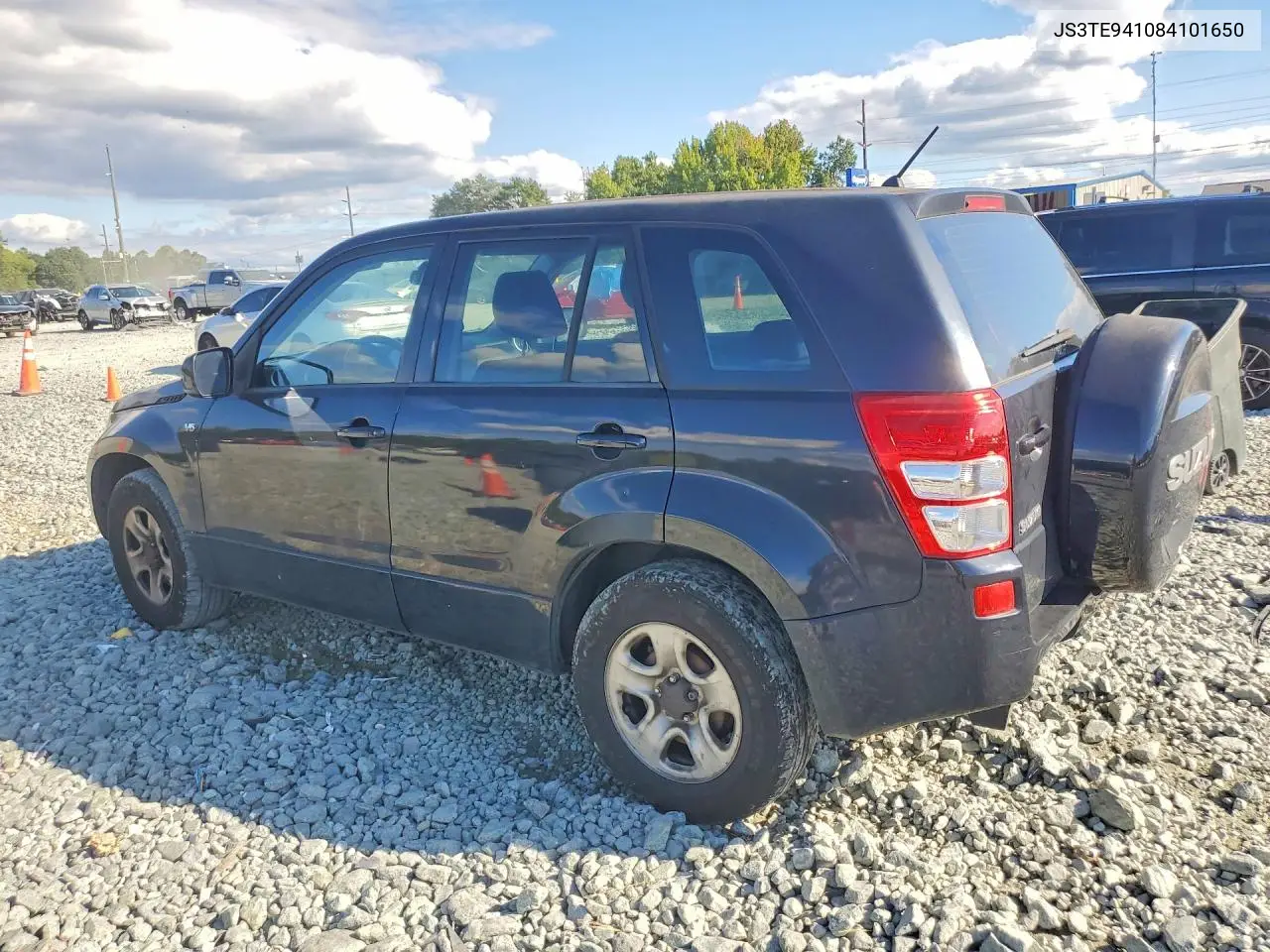 2008 SUZUKI GRAND VITARA VIN JS3TE941084101650 — фото 2