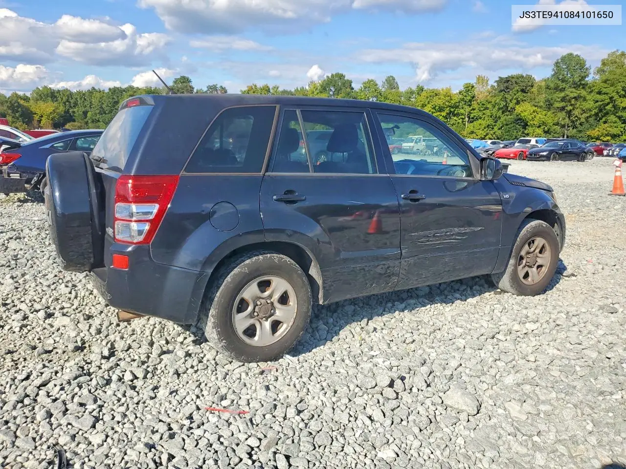 2008 SUZUKI GRAND VITARA VIN JS3TE941084101650 — фото 3