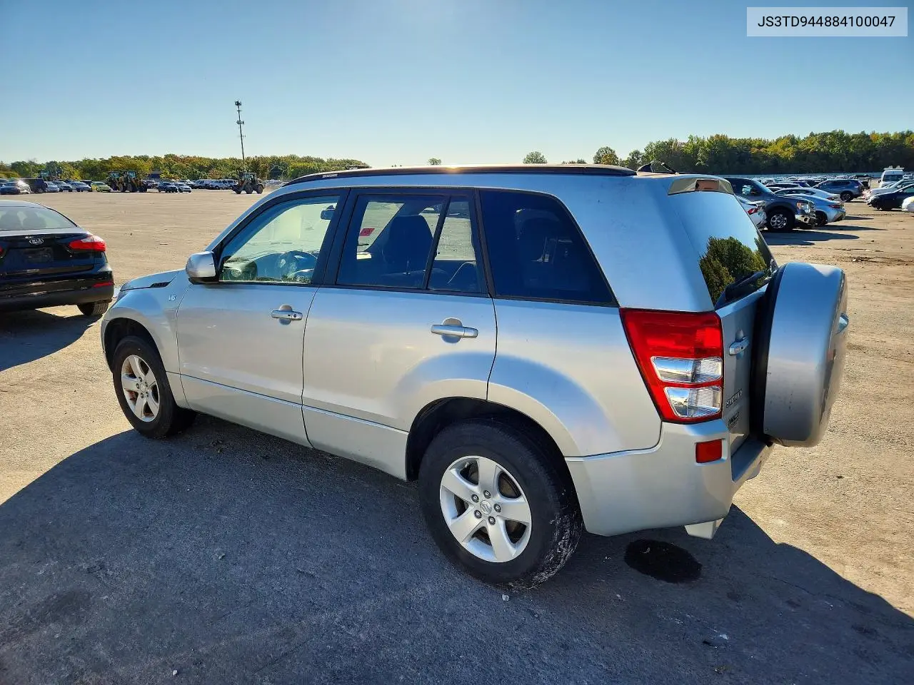 2008 SUZUKI GRAND VITARA VIN JS3TD944884100047 — фото 2