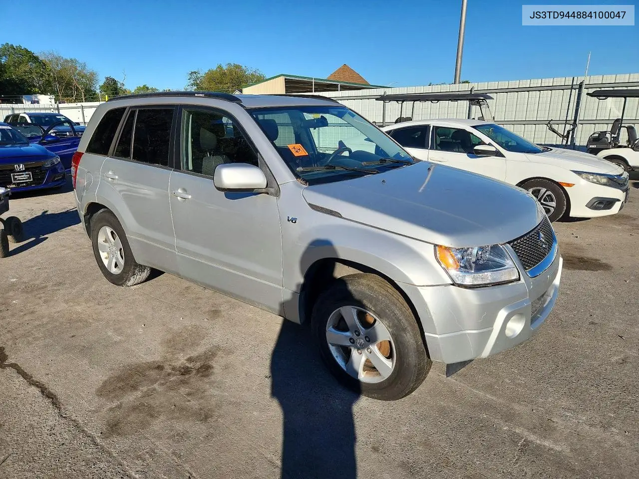 2008 SUZUKI GRAND VITARA VIN JS3TD944884100047 — фото 4
