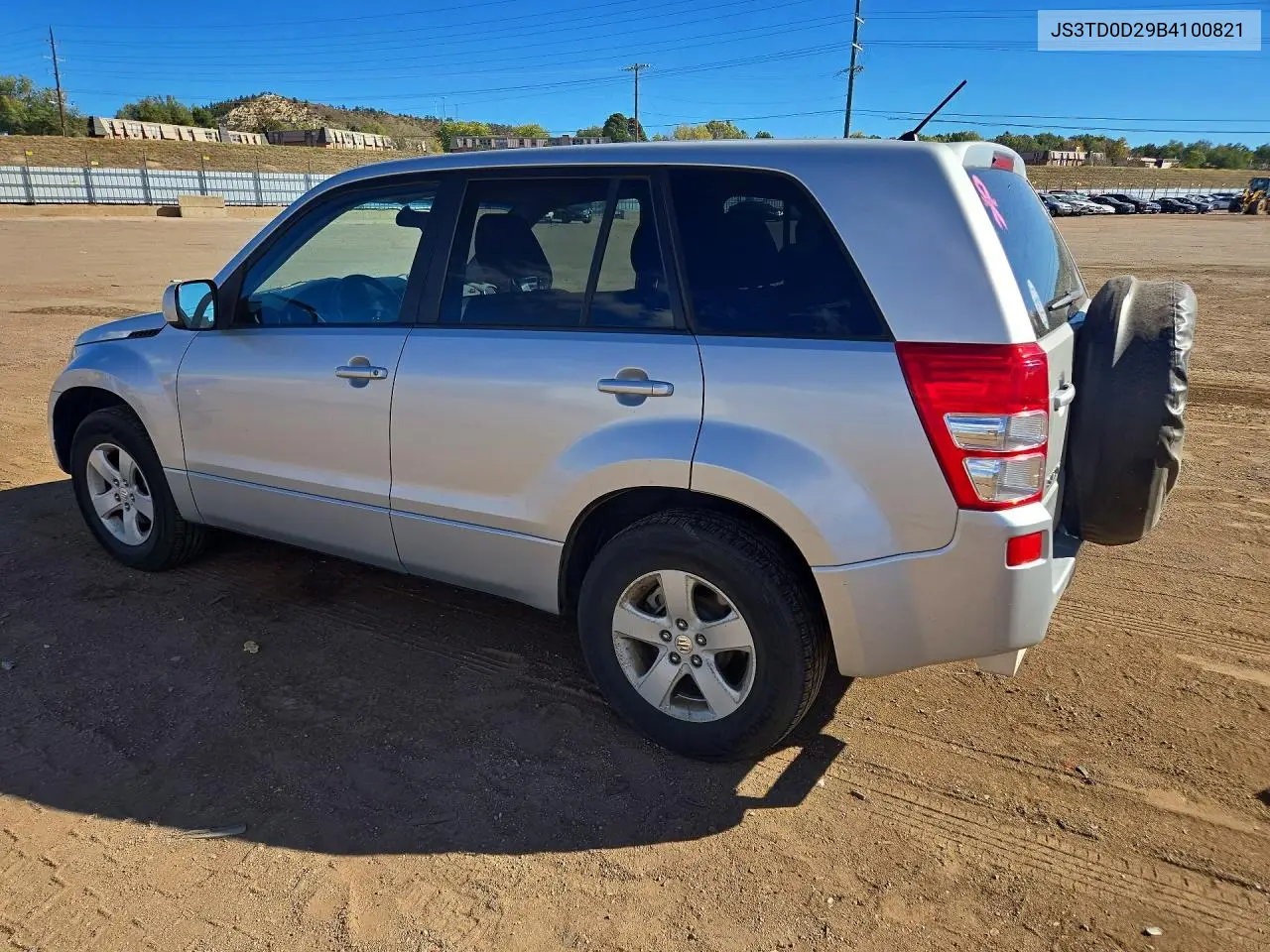 2011 SUZUKI GRAND VITARA VIN JS3TD0D29B4100821 — фото 2