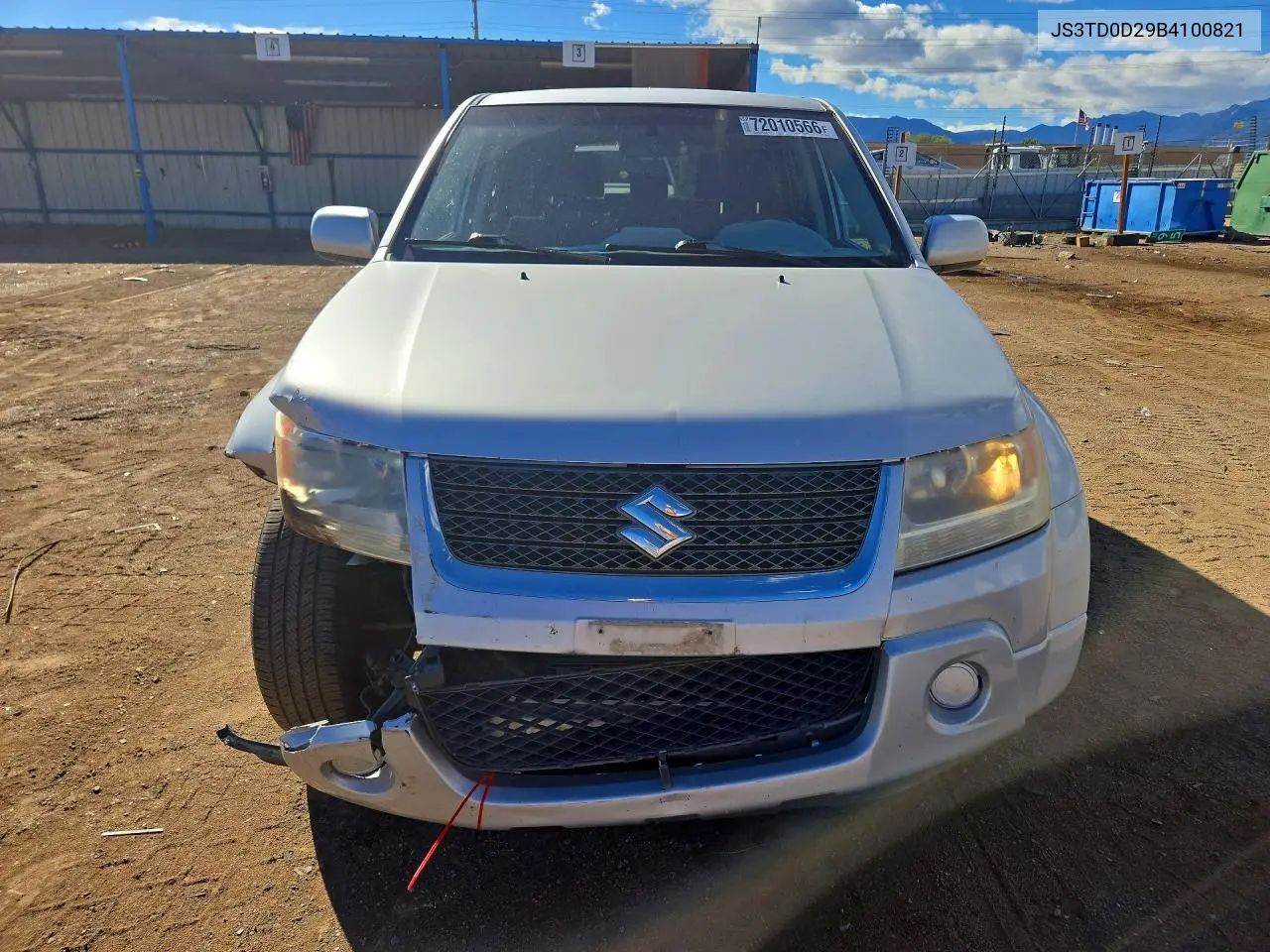 2011 SUZUKI GRAND VITARA VIN JS3TD0D29B4100821 — фото 5