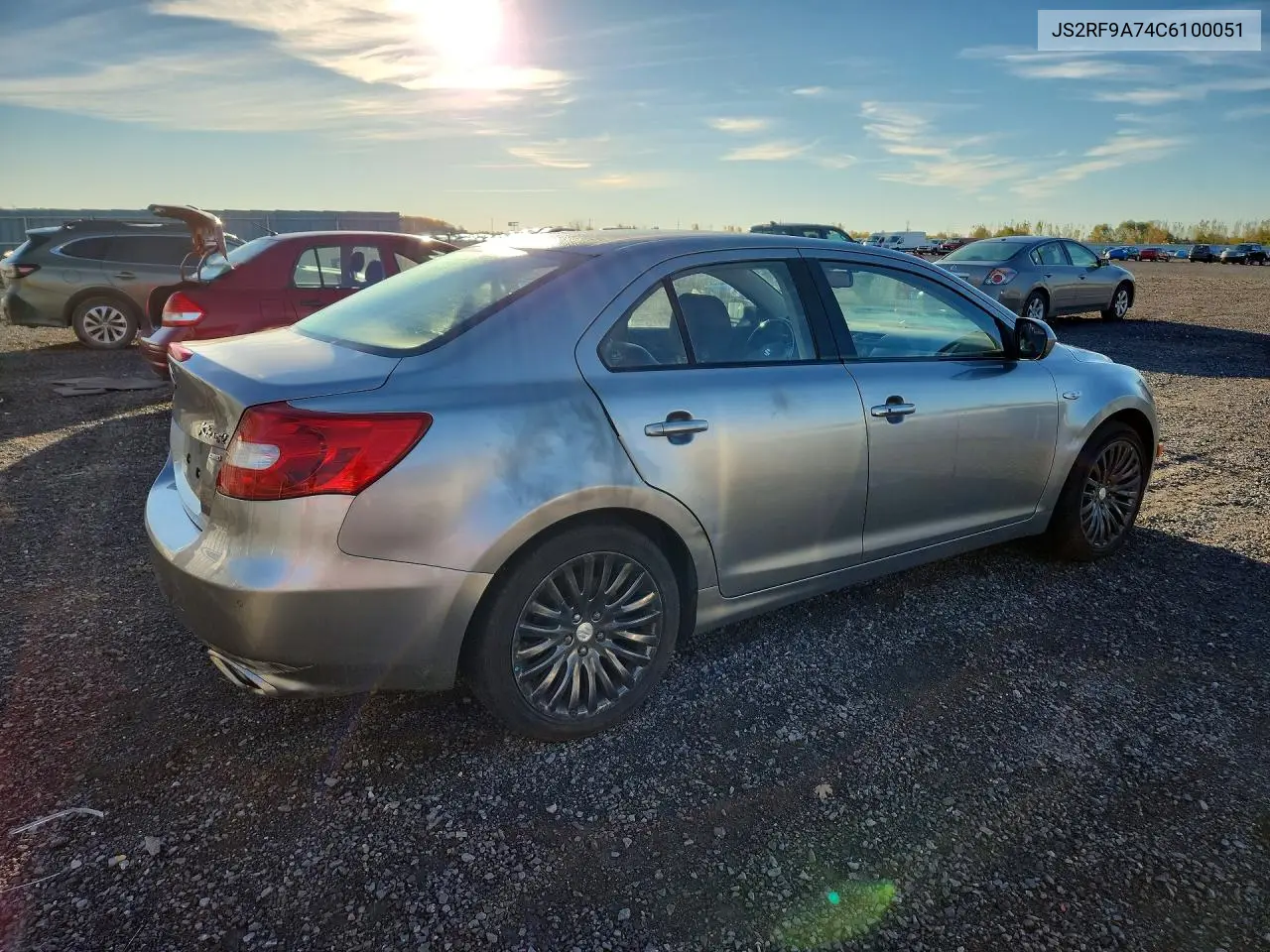 2012 SUZUKI KIZASHI VIN JS2RF9A74C6100051 — фото 3