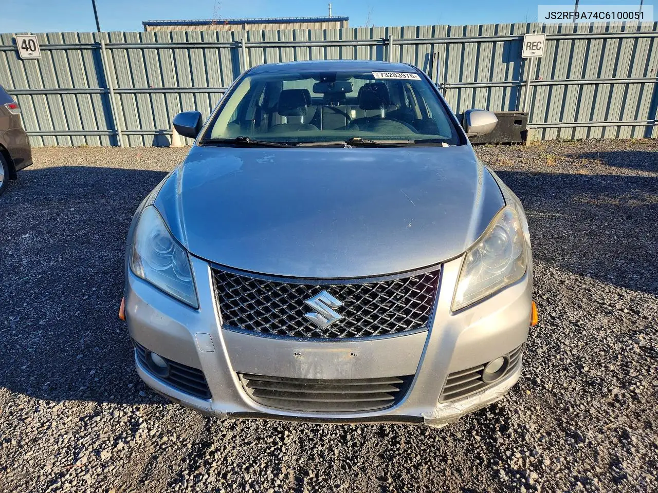 2012 SUZUKI KIZASHI VIN JS2RF9A74C6100051 — фото 5