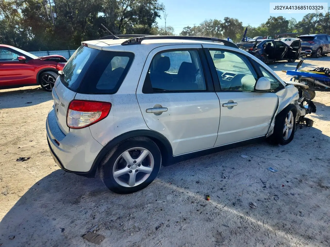 2008 SUZUKI SX4 VIN JS2YA413685103329 — фото 3