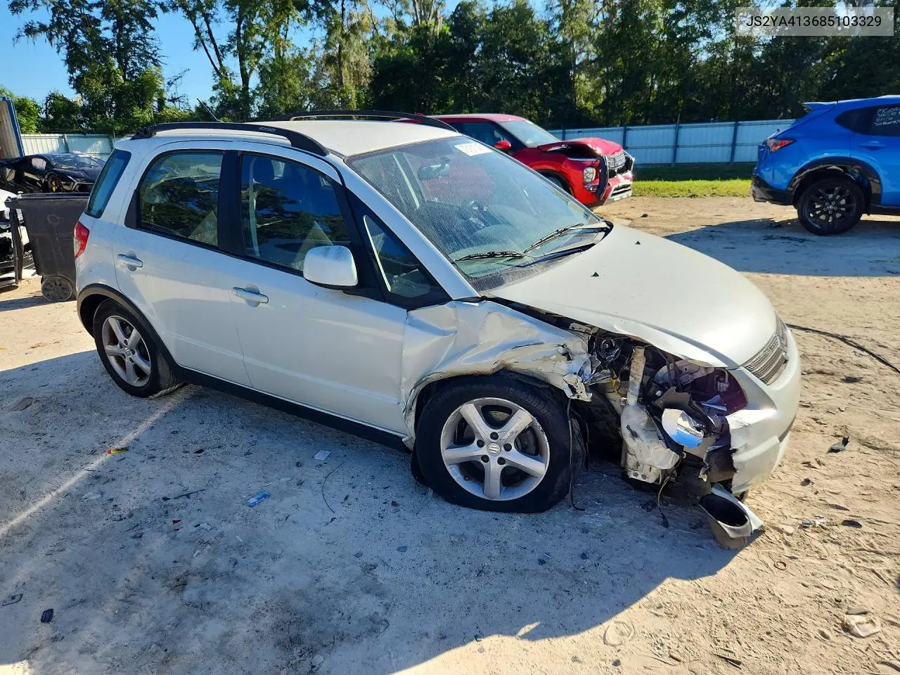 2008 SUZUKI SX4 VIN JS2YA413685103329 — фото 4