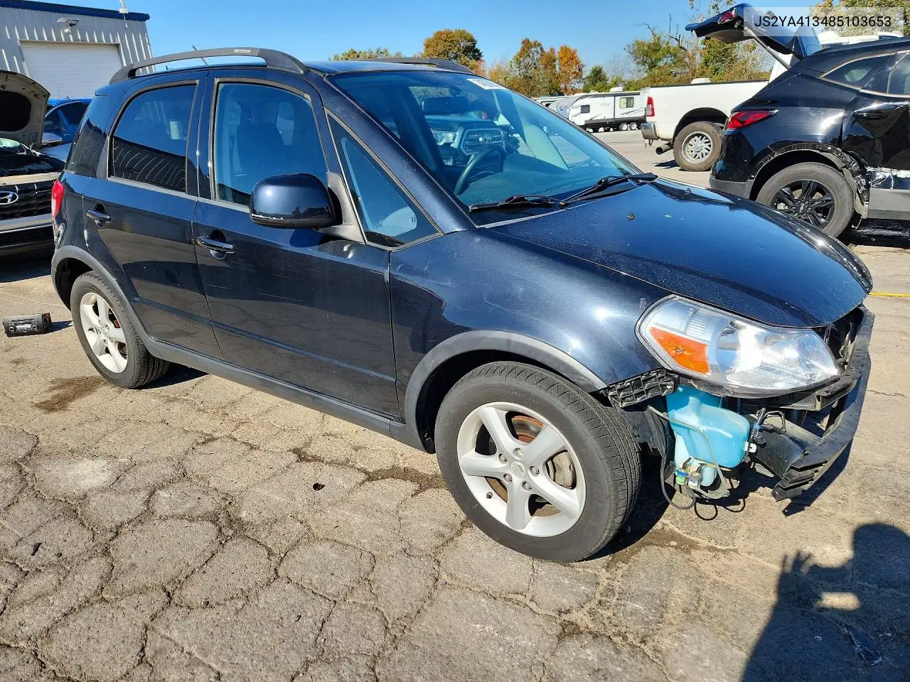 2008 SUZUKI SX4 VIN JS2YA413485103653 — фото 4