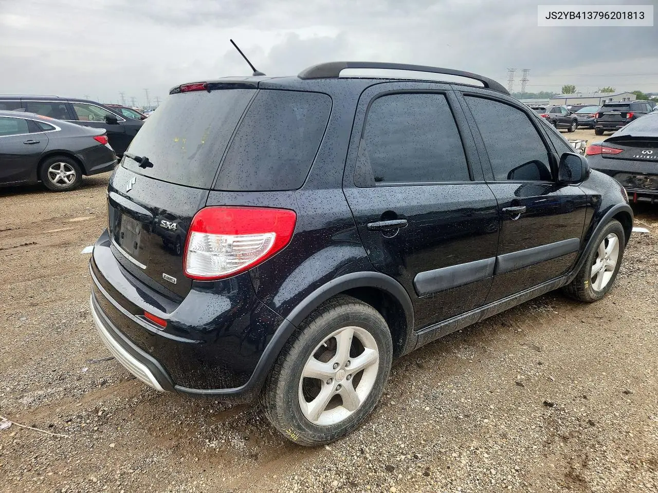 2009 SUZUKI SX4 VIN JS2YB413796201813 — фото 3