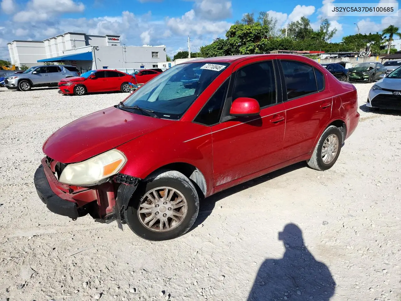 SUZUKI SX4 2013, VIN JS2YC5A37D6100685